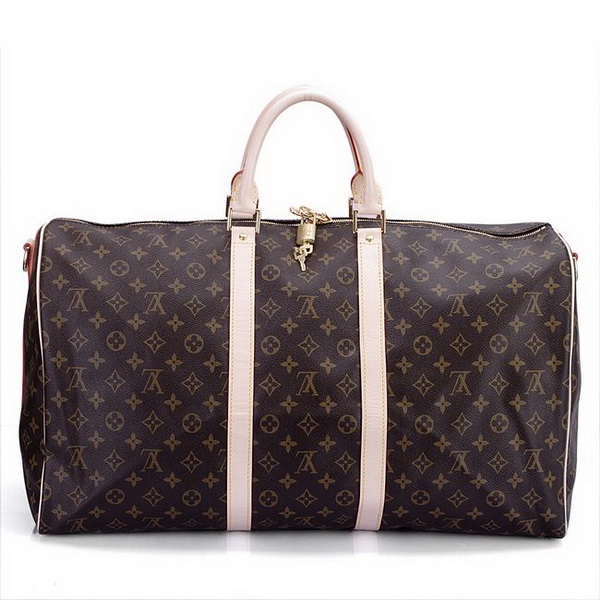 Louis Vuitton Monogram Canvas Keepall 55 with Shoulder Strap M41414 Louis Vuitton Monogram Canvas Keepall 55 with Shoulder Strap M41414